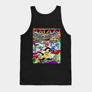 V-Man Vs Mockbots ! Tank Top